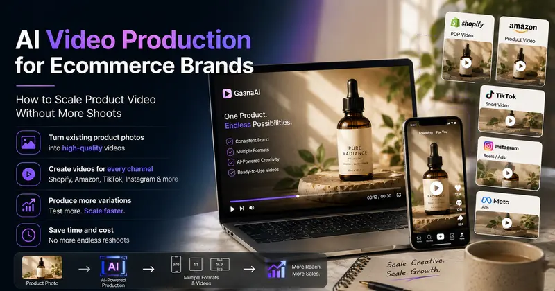 AI Video Production for Ecommerce Brands: How to Scale Product Video Without Shoot